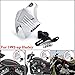 Produktbild Motorrad Hupen Abdeckung Chrom Horn Cover für 1992-2014 Harley Davidson V Twin Cam Style