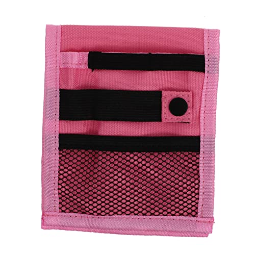 SECFOU 1 Pc Bolsillo del Médico Bolsa De Almacenamiento De Pluma Accesorios Bolsillos para Herramientas Bolsa De Pluma Insertada Caja De Herramientas Oficina Bolsas Tela Oxford Rosa
