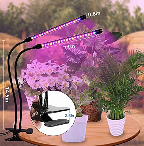 Juhefa TSJZZ Led Grow Light, Full Spectrum Clip On Plant Light With Red Blue Yellow Bulbs thumb #3