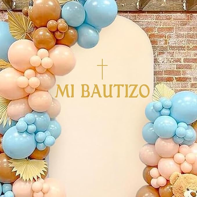 Mi Bautizo Wall Decal,Cross Baptism First Communion Party Decor,Balloon Arch Backdrop Wall Decor,for Baby Shower Party Decorations - Image 4