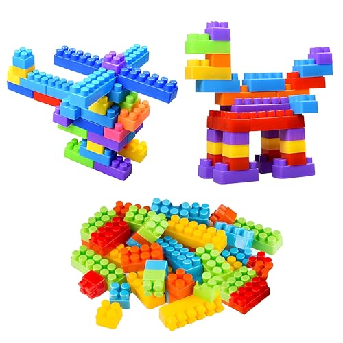 Image of Lumo Brilliant Toys 220-Piece Big Building Blocks Set for Kids - Educational and Creative Fun for Toddlers and Preschoolers