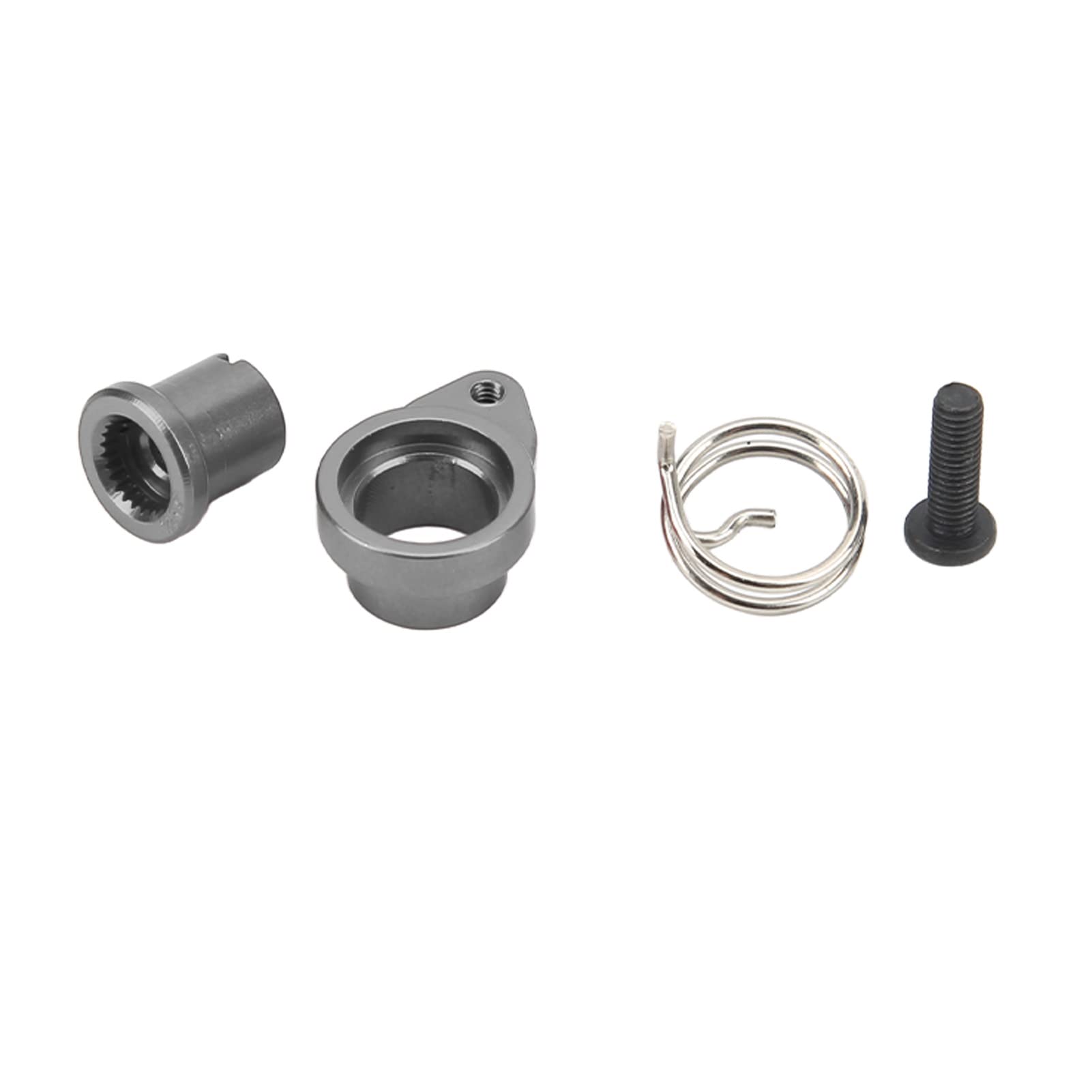 Metalowy samochód RC Mikroserwo o wysokiej wydajności Wodoodporne, stabilne Mikroserwa z metalowymi zębatkami z buforem 25T Ramię serwa dla samochodów Traxxas Summit 1/10 RC (Ti Color)