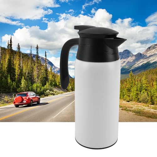 Hervidor eléctrico para auto 800 ml acero inoxidable miniatura 7