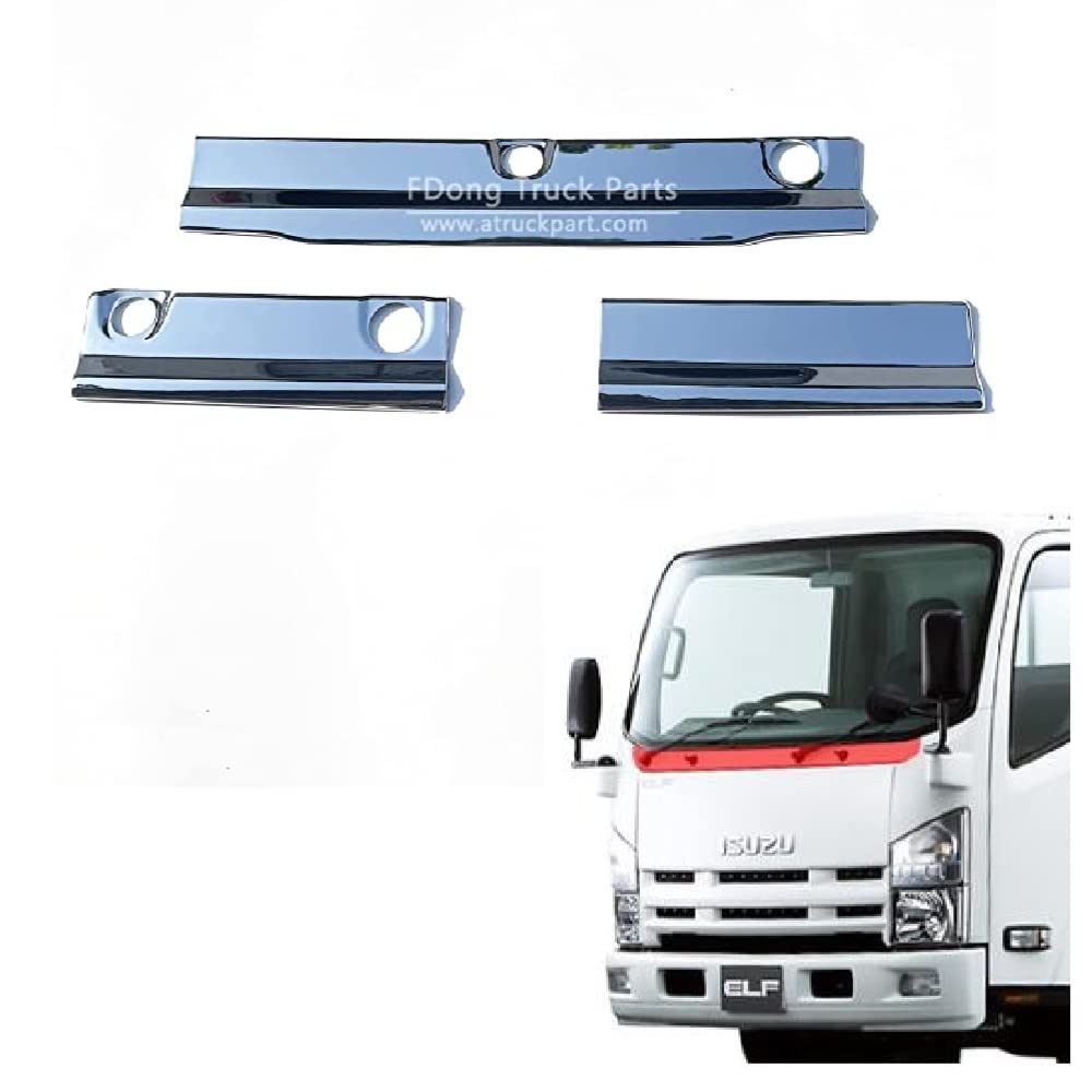Amazon | いすゞ 07エルフ ローキャブ標準用 メッキ ワイパーパネル 
