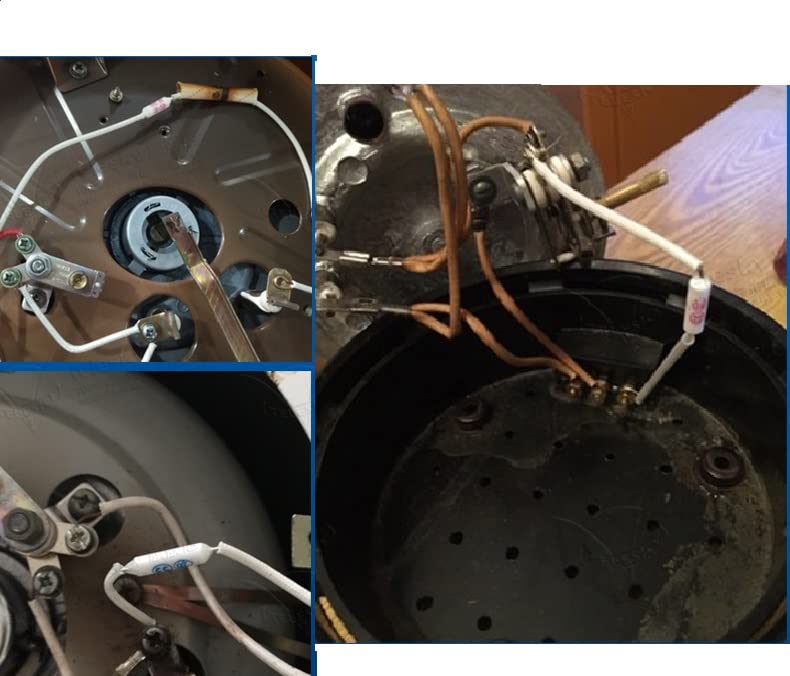 Miniatura 7 de Fielect 5pcs Fusibles Térmicos 446.0 F 15A 250V Circuito Corte Temperatura Térmica Cortes Fusible