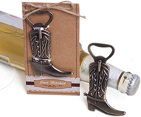 dngcity Western Cowboy Boot Bottle Opener Bridal Shower Wedding Favor-20pcs
