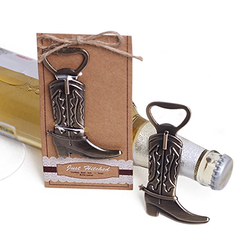 Dngcity Western Cowboy Boot Bottle Opener Bridal Shower Wedding Favor-20Pcs #TOP2