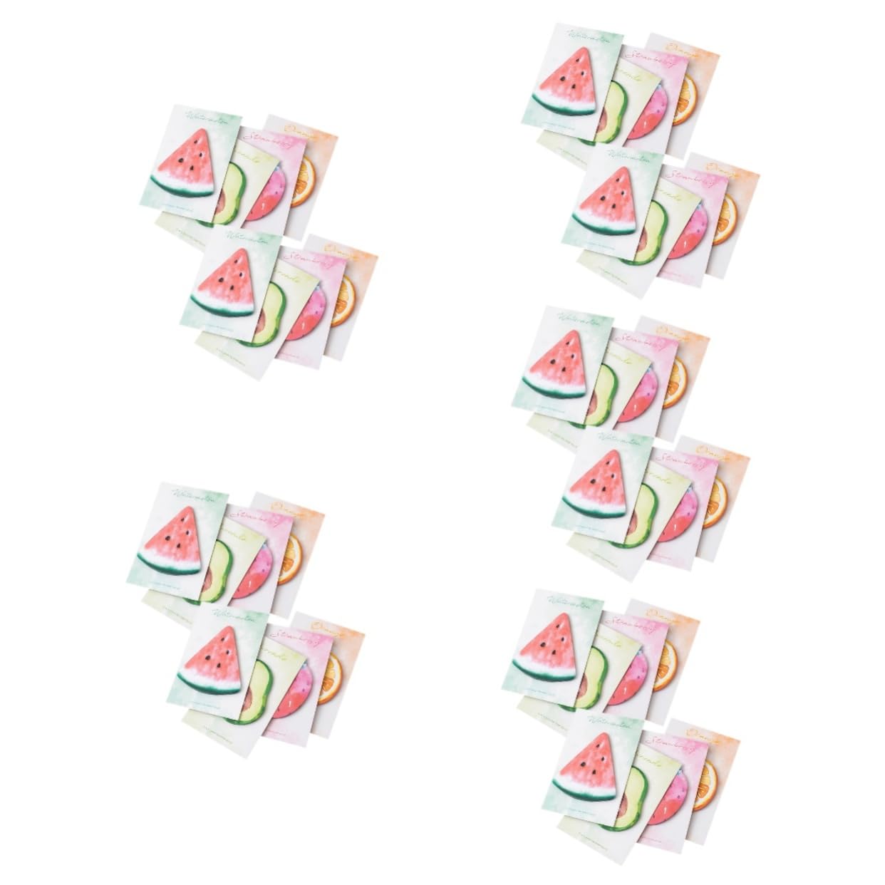 SHINEOFI 5 Pièces 8 Notes Autocollantes Amusantes Bloc - notes De Poche Blocs - notes Mémo Note De Ménage Stickers Autocollants Pour Livres Note Autocollant Blocs - notes Autocollants Papier