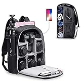 CADeN Camera Backpack Bag for DSLR/SLR Mirrorless Camera Waterproof with 15.6 inch Laptop...