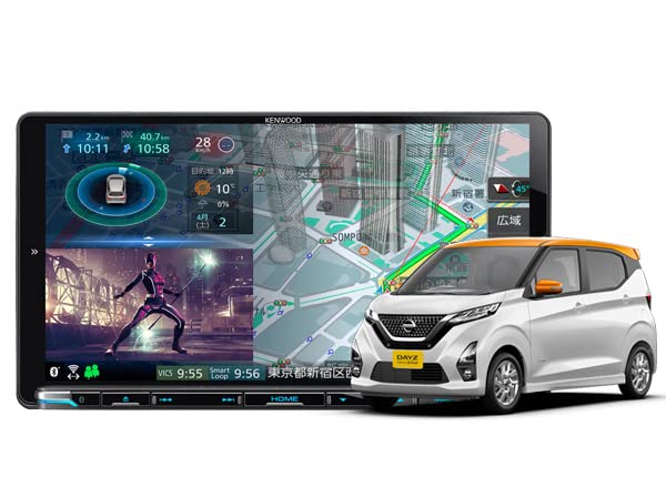 Amazon.co.jp: ケンウッド9V型彩速ナビMDV-M909HDL+TBX-N002+デイズB40 