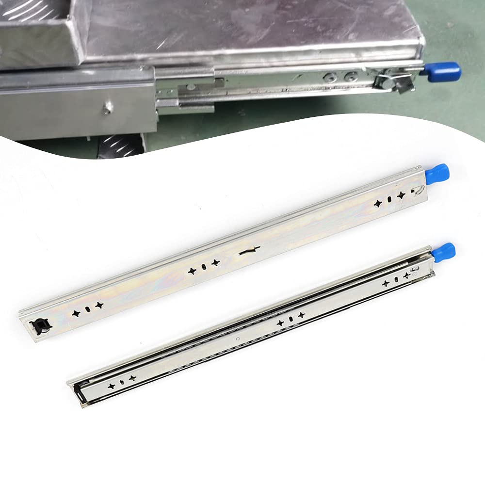 2pcs Heavy Duty Locking Drawer Slides 32