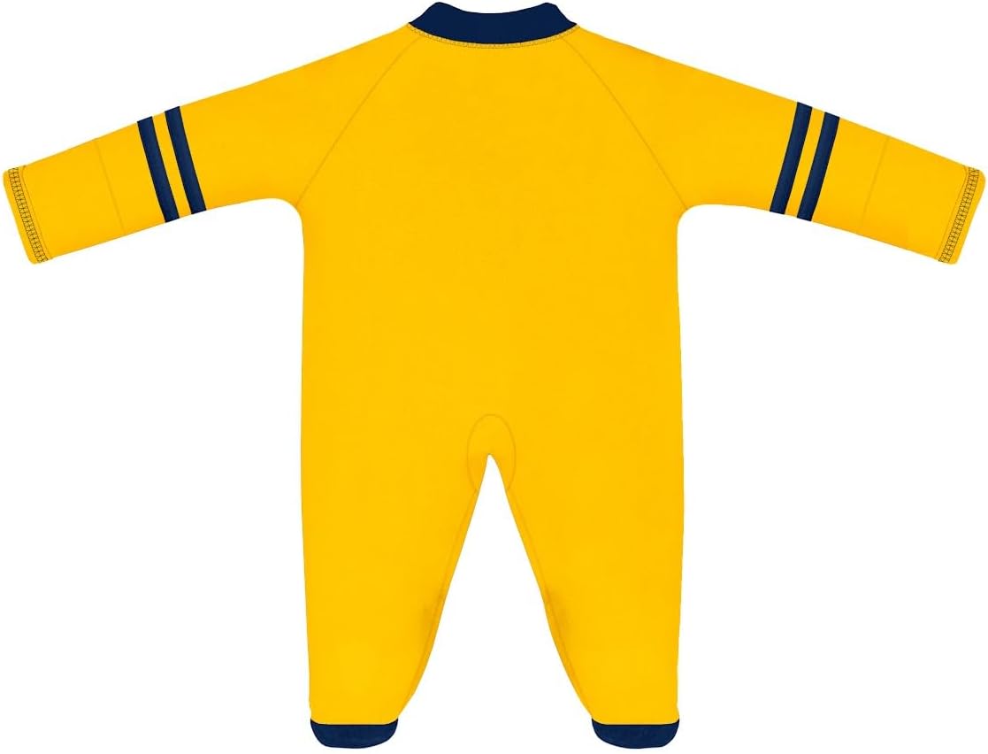 Creative Knitwear College Baby Infant Sports Shoe Footed Romper - Team Logo, Many Colors, Unisex, (0-9 Months)