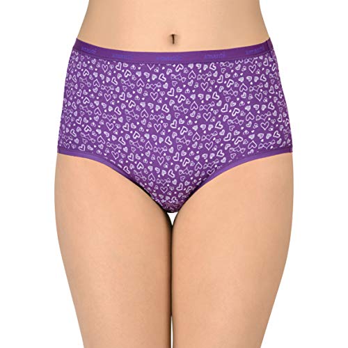Image of Amante Printed Cotton Full Brief Panty Pack(Pack of 3)