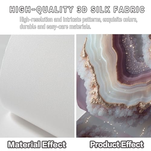 Papier Peint 3D Marbre d'Agate Violet Haute Qualité
