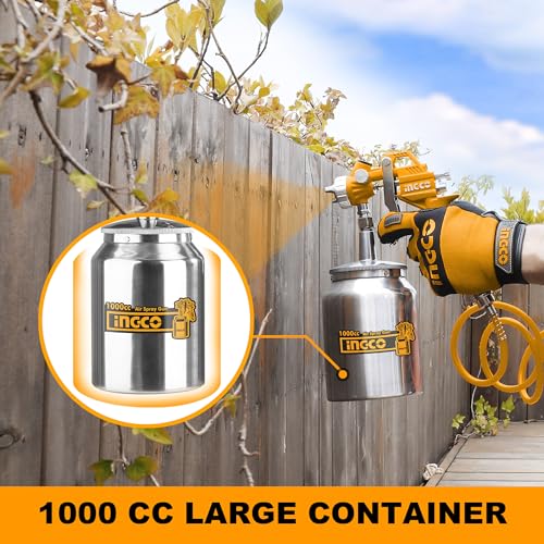 Ingco Air Spray Gun 1000ml ASG3101-NEW - Image 6