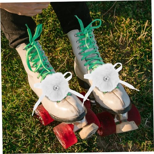 Hohopeti 2 Peças Bola De De Skate Pompons Coloridos Pompons De Patins Para Mulheres Bolas Fofas Cada
