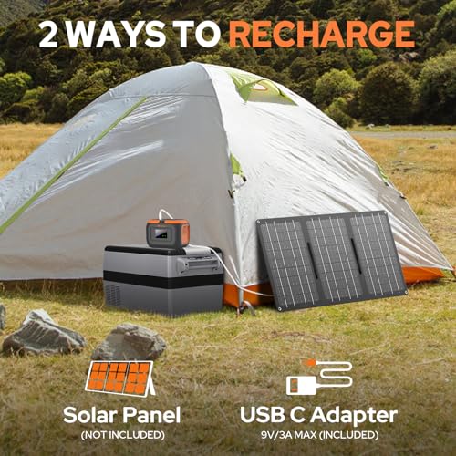 Portable Power Station 120W, 110V Power Bank with AC Outlet, Portable Generator 97.6Wh External Lithium Battery Pack with USB C Input for Camping Home Van Life Adventure Backup 5 AI VOLT Generator Website 51s+ehFBfWL. SL500 AI VOLT Generator Website