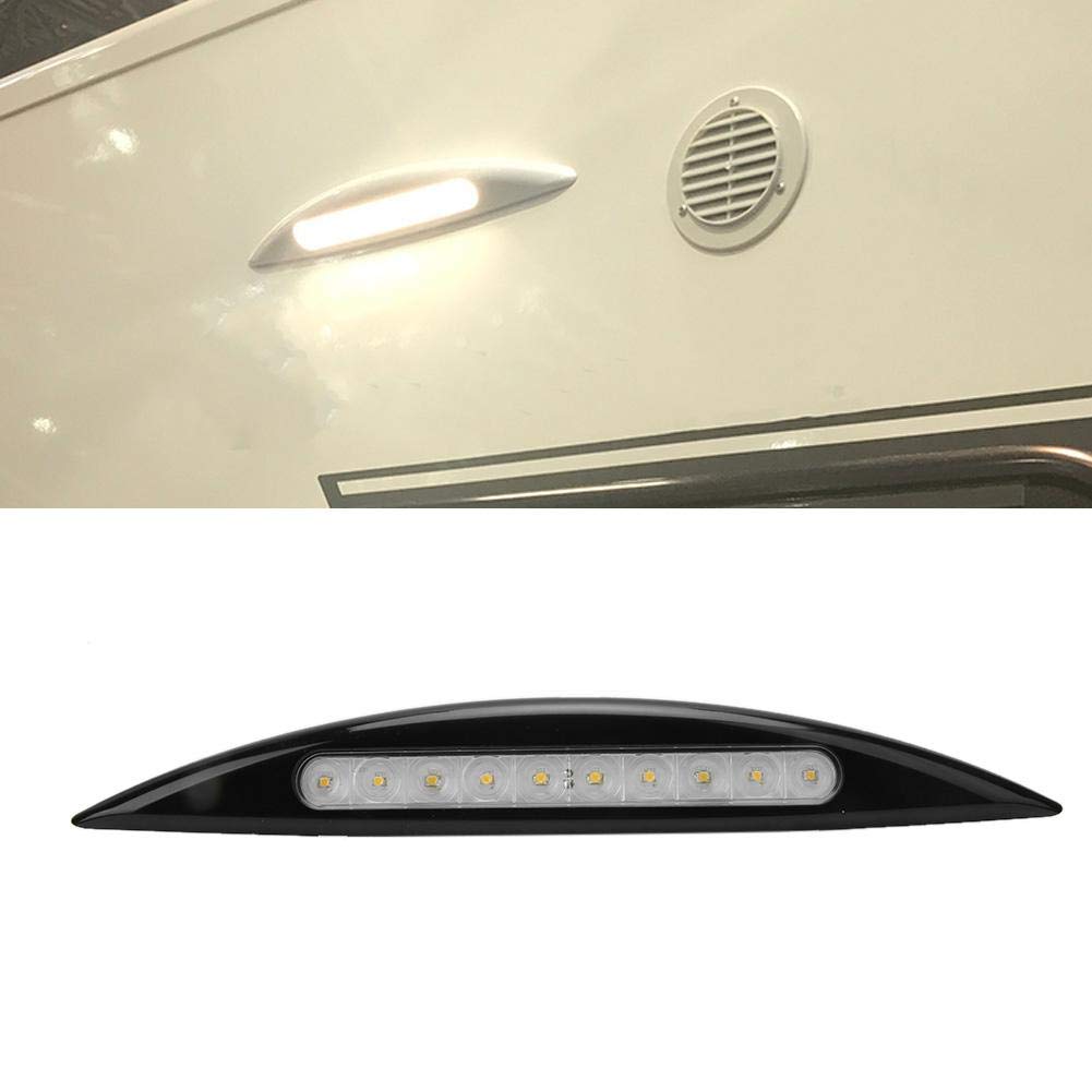 Luz LED Terisass Luz impermeable para toldo para caravanas RV y barco 12V 5W Negro
