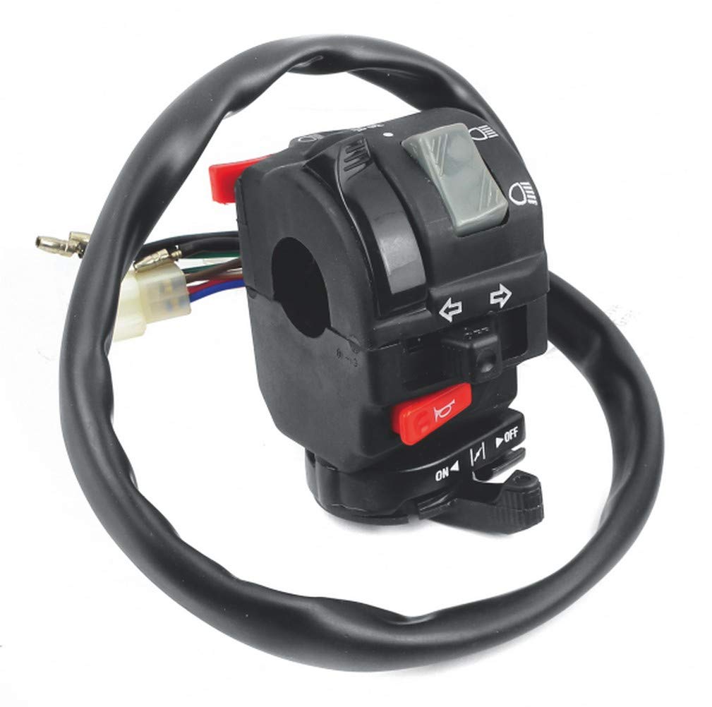 Uno Minda SW-0657E Handle BAR Switch- Left Side - Kick Start for-Yamaha-Enticer DLX (Disc) / FAZER/RXG