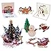 7 Pack 3D Pop Up Christmas Cards Greeting Handmade Holiday Xmas Cards & Envelopes for Xmas/New Year