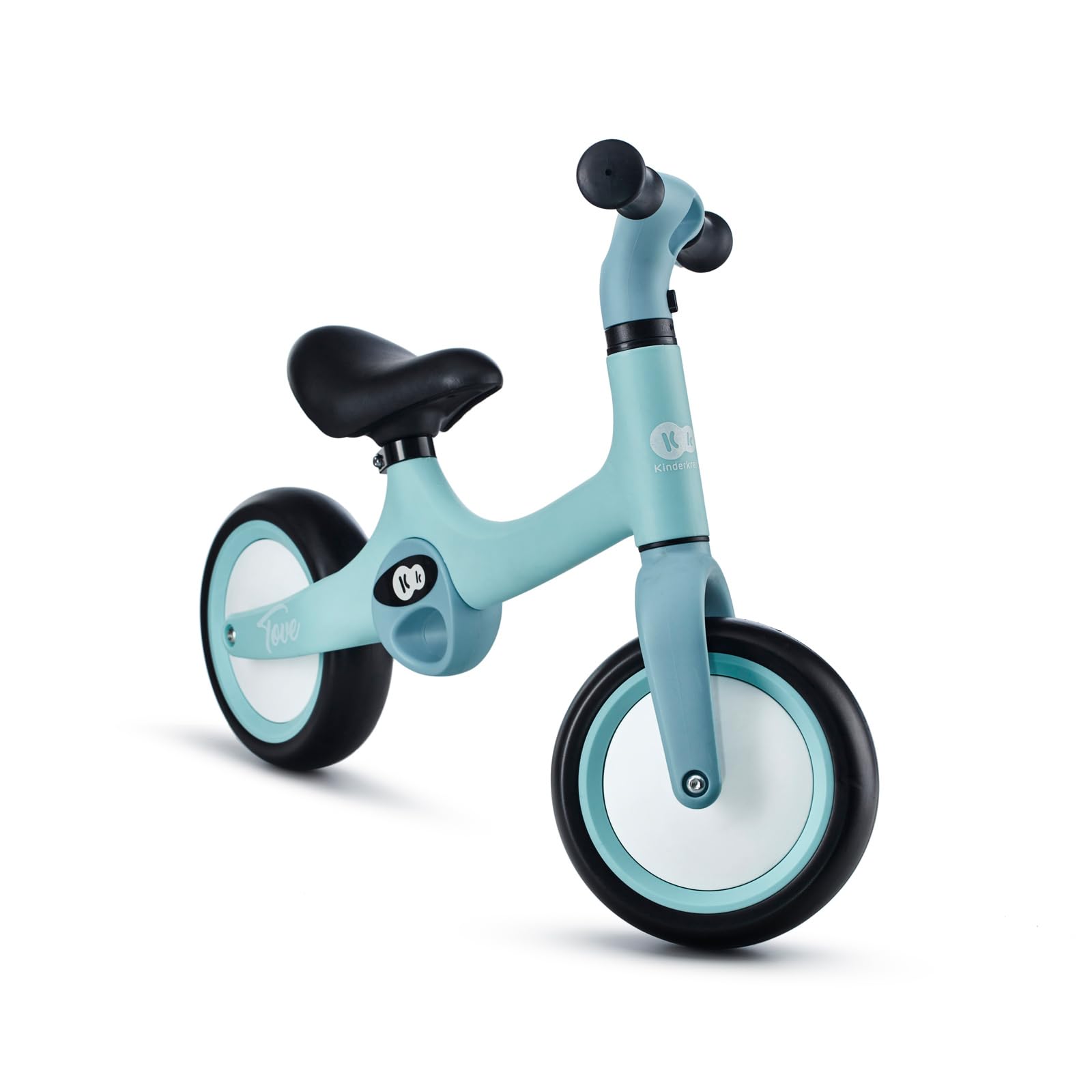 Kinderkraft Tove Bicicleta sin Pedales, Bicicleta Niño 18 Meses, Bicicleta 2 Ruedas, Bicicleta de Equilibrio, Sillín Ajustable, 25 kg, Menta