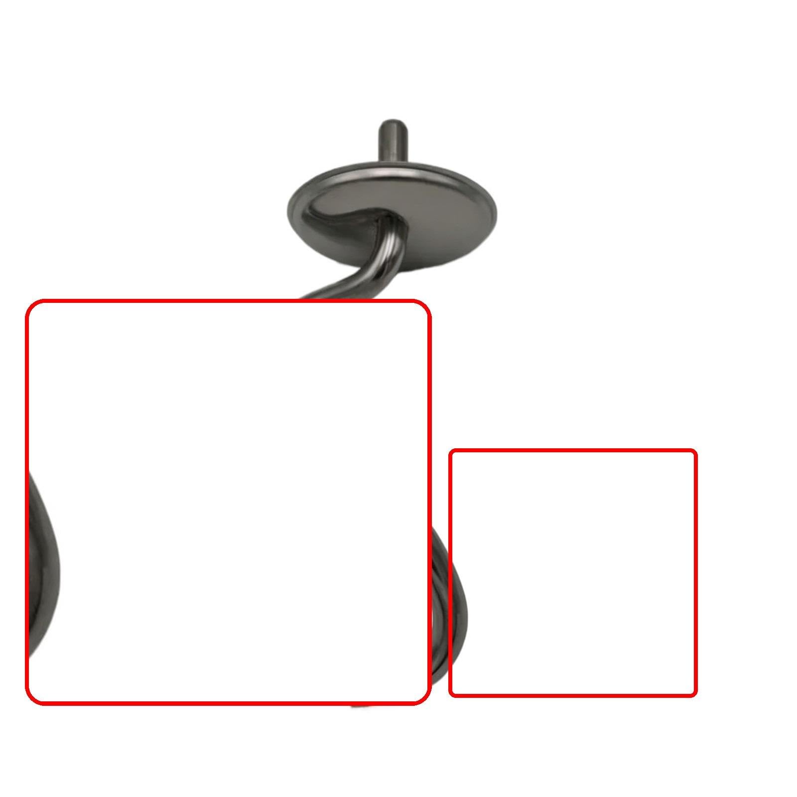 Paleta Mezcladora De Masa Chef-Machine, Varilla Con Gancho En S De Acero Inoxidable, Compatible Con KENWOOD,KMM710 / KVL61 / KVL85 KVL40