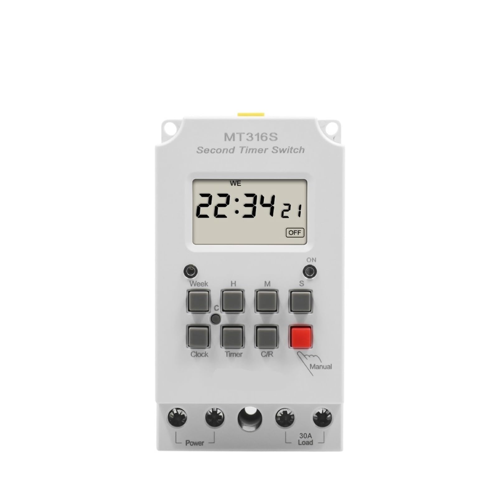 DEBLAN Temporizador programable electrónico automático Digital MT316S 220VAC 30A con CE Temporizador Digital