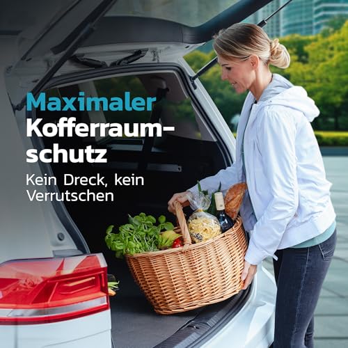 TRIBURG Universal Anti Rutsch Schmutzmatte 120x100cm Zuschneidbar und Wasserdicht - Kofferraummatte - Antirutschmatte Auto - Antirutschmatte Schubladen - Kofferraum Schutzmatte