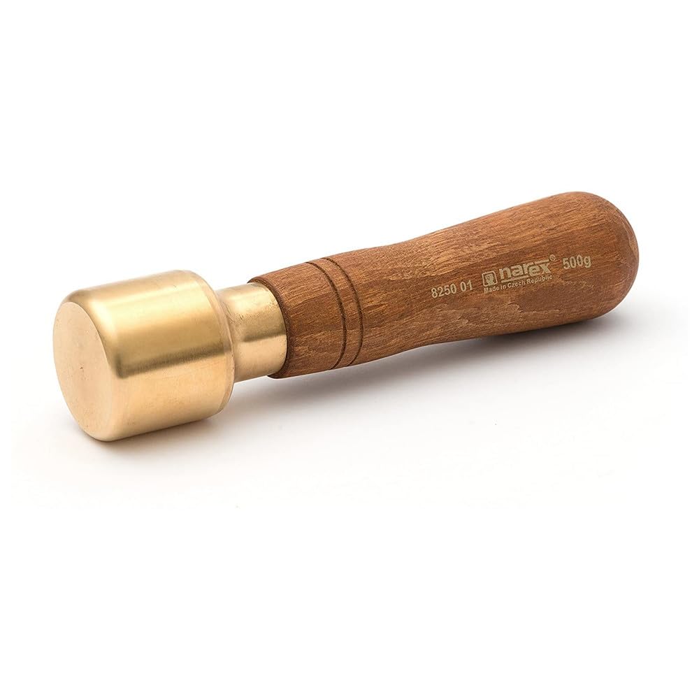Narex Yellow Brass Carving Mallet 40 X 52 Mm