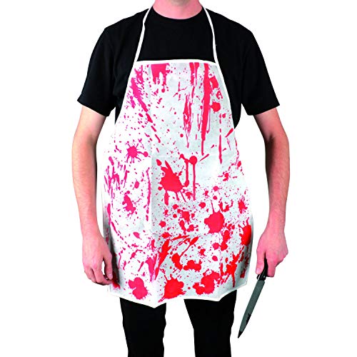 Urban living Déguisement d'halloween - Tablier ensanglanté - Blanc Cover