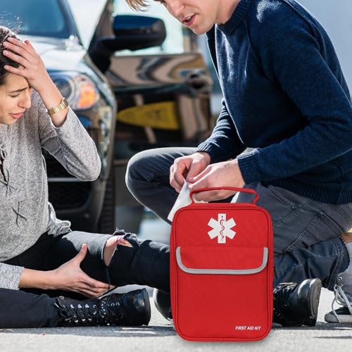 Sac de secours portable et pochette de rangement extérieure à compartiments