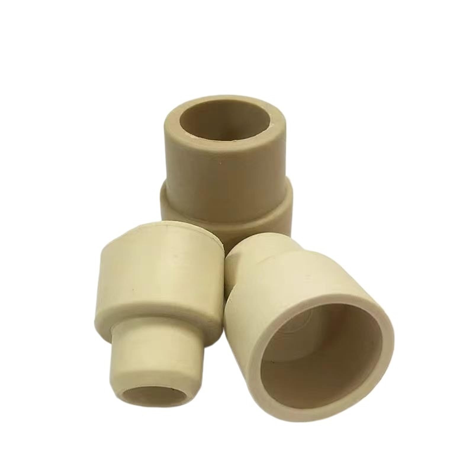 Tapón de Goma 14#19#24#, tapón Trasero, tapón de Solapa, 20psc 50 Uds 100 Uds tapón de Goma Blanco tapón de Goma de Laboratorio Rosca inversa(No.19 100pcs) | No.19 100pcs
