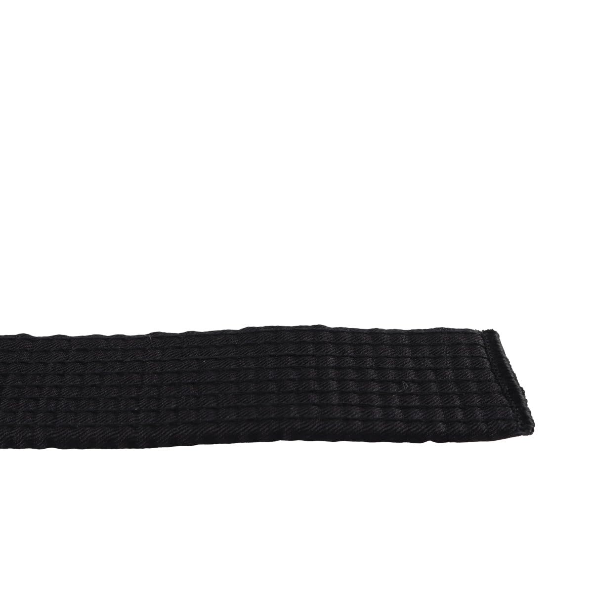 Cinturón de poliéster negro 280 cm para karate, judo, taekwondo adultos entrenamiento competición