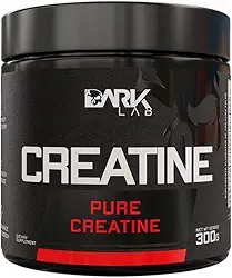 Creatina Pura Dark Lab 300g, Monohidratada 100% de Pureza, Sem Glúten, Sem Sabor
