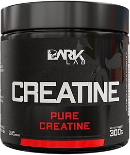 Creatina Pura Dark Lab 300g, Monohidratada 100% de Pureza, Sem Glúten, Sem Sabor - Produto 7 mais recomendado com 4.7 estrelas