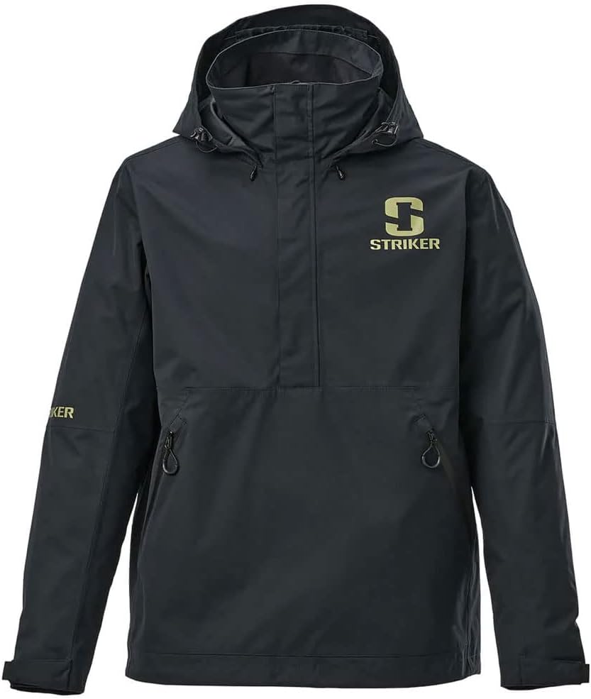 Striker Men's Vortex Durable Breathable Waterproof Outdoor Fishing Rain Pullover with Adjustable Hood & Reflective Elements