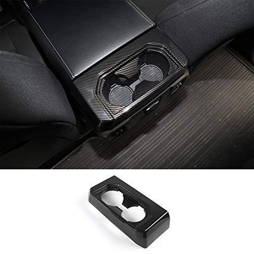 Cubierta Panel Portavasos Trasero Carbono Ford F150 2015-20 miniatura 1
