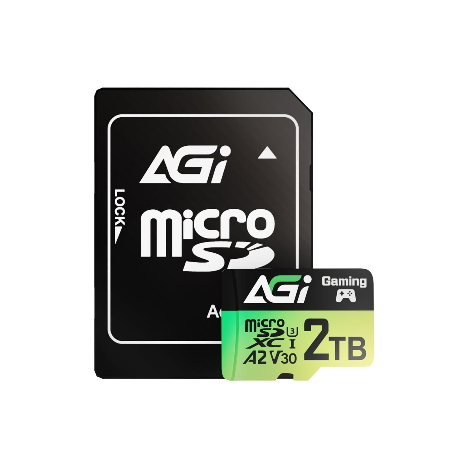 AGI TF138 2TB Tarjeta de Memoria microSDXC 180MBs UHS-I U3 V30 A2 | Almacenamiento y expansion para smartphones, tablets, camaras, dashcam, drone y consolas portatiles de juegos