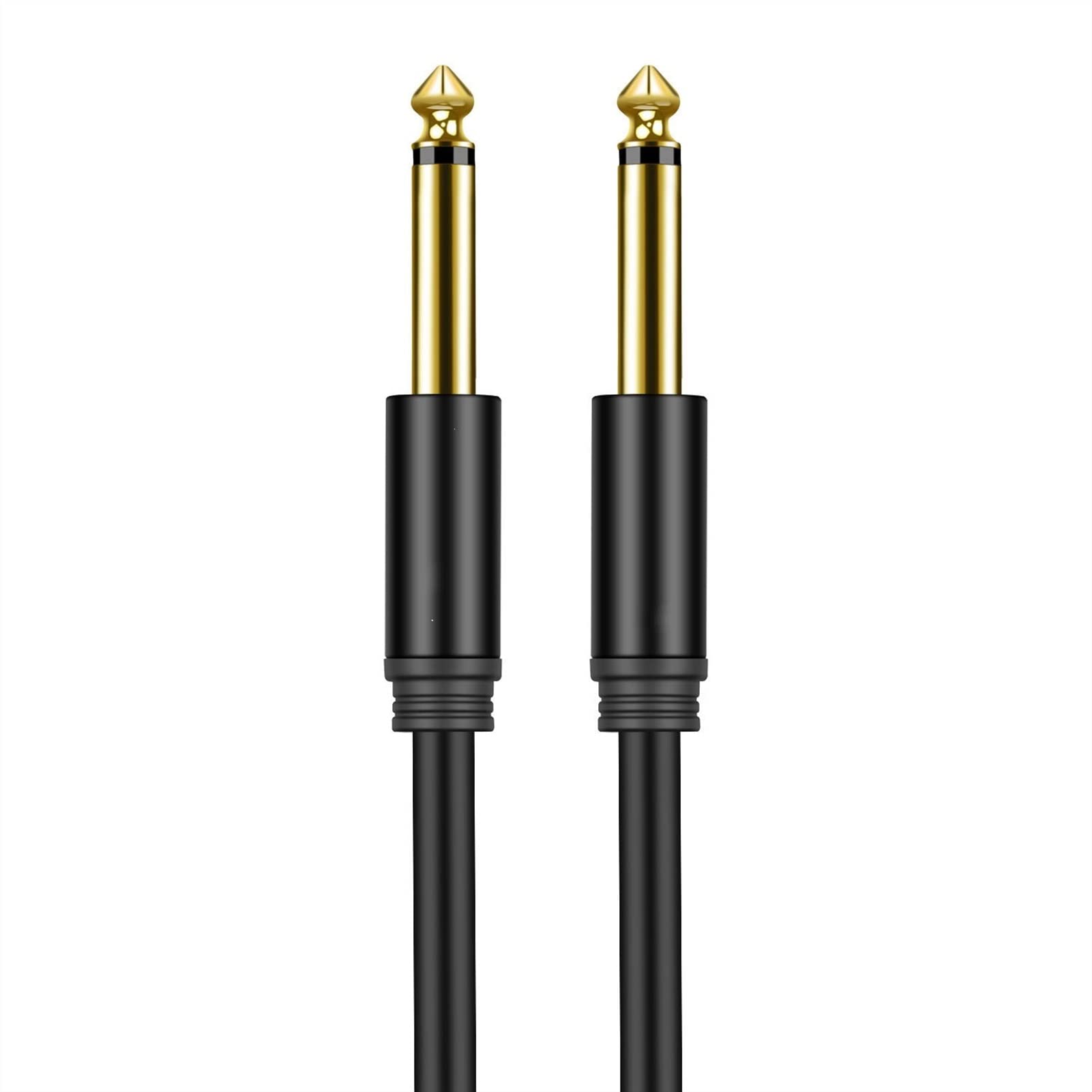 Gitarren instrumentenkabel 6.35mm Gitarre-Kabel-Mono-Mann Mit Männlicher Schnur Für Elektrische Bass-Elektrormandoline (Color : Crimson, Size : 6 m)