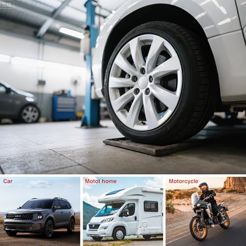 KINGHON Radnabenschleifer Auto, Kugelkopfschleifer mit 1/2 Vierkantantrieb und 2 Stahl Schleifteller, Radnabenreiniger für Felgenpflege, Innen-Ø 90 mm, außen-Ø 150 mm