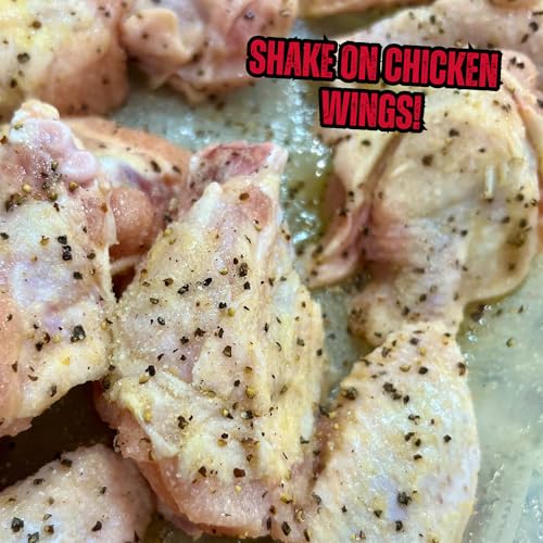 Image of Salt and Pepper Seasoning - Coarse 10 Mesh Cracked Black Pepper & Sea Salt Blend | Bold Texture All-Purpose Spice Rub | Runnin' Wild Foods, 7.2 oz