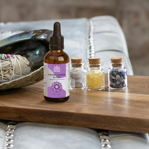 Aceite mezcla para Chakra Corona Relaxcation 1 oz miniatura 4