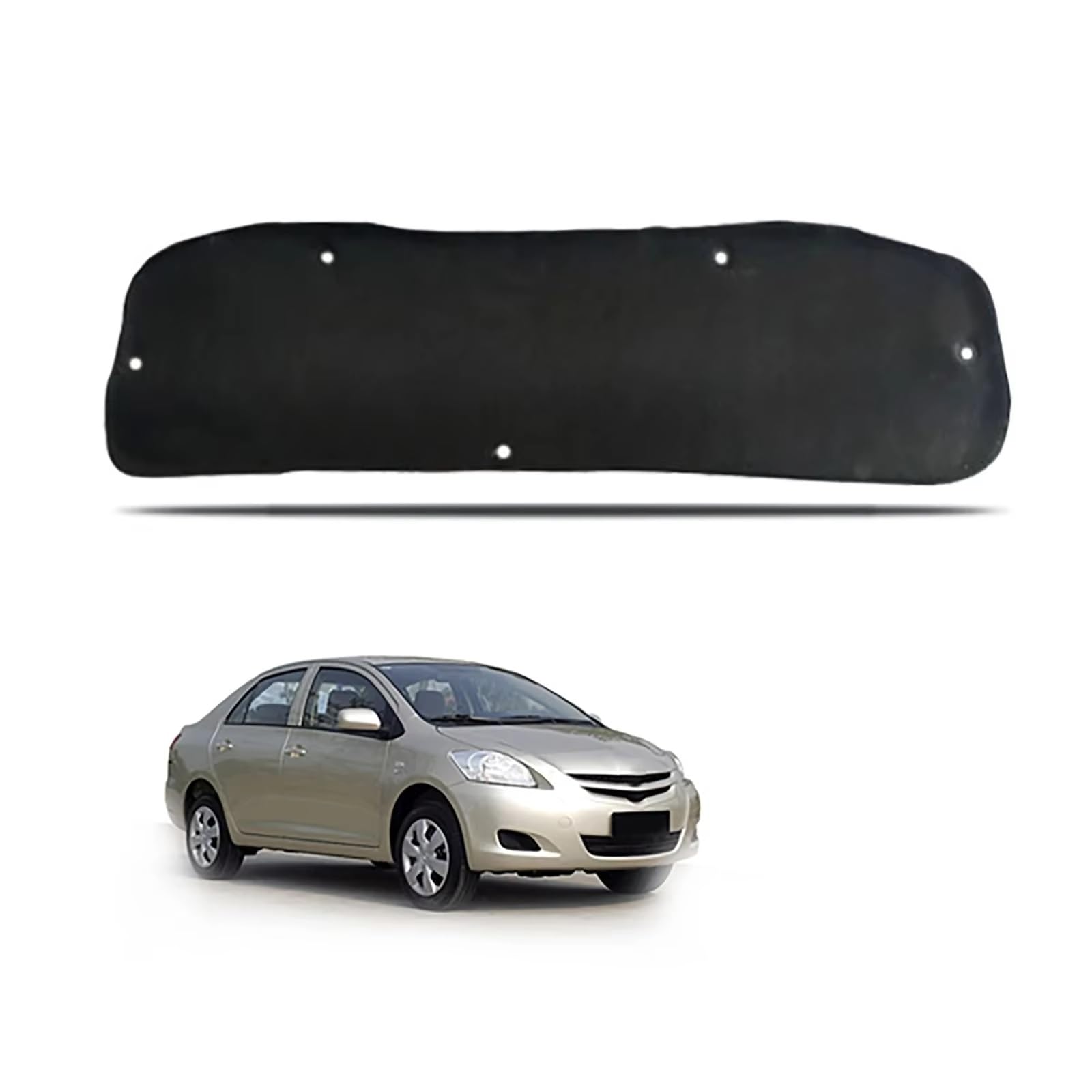 Dämmung Haube Auto Motor Schallschutz Baumwolle Schnalle Sound Wärmedämmung Matte Kompatibel Mit Toyota Für Vios 2008 2009 2010 2011 2012 2013