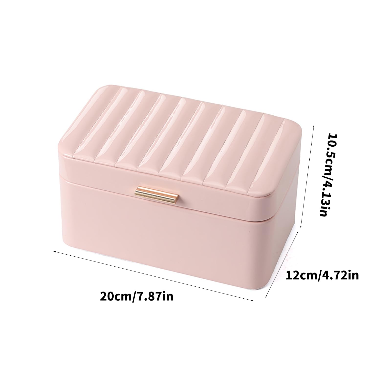 Multi strato di stoccaggio dei monili Organizzatori Premium PU Materiali Custodia Decorativa Con Design Divisorio Per Catene Orecchini