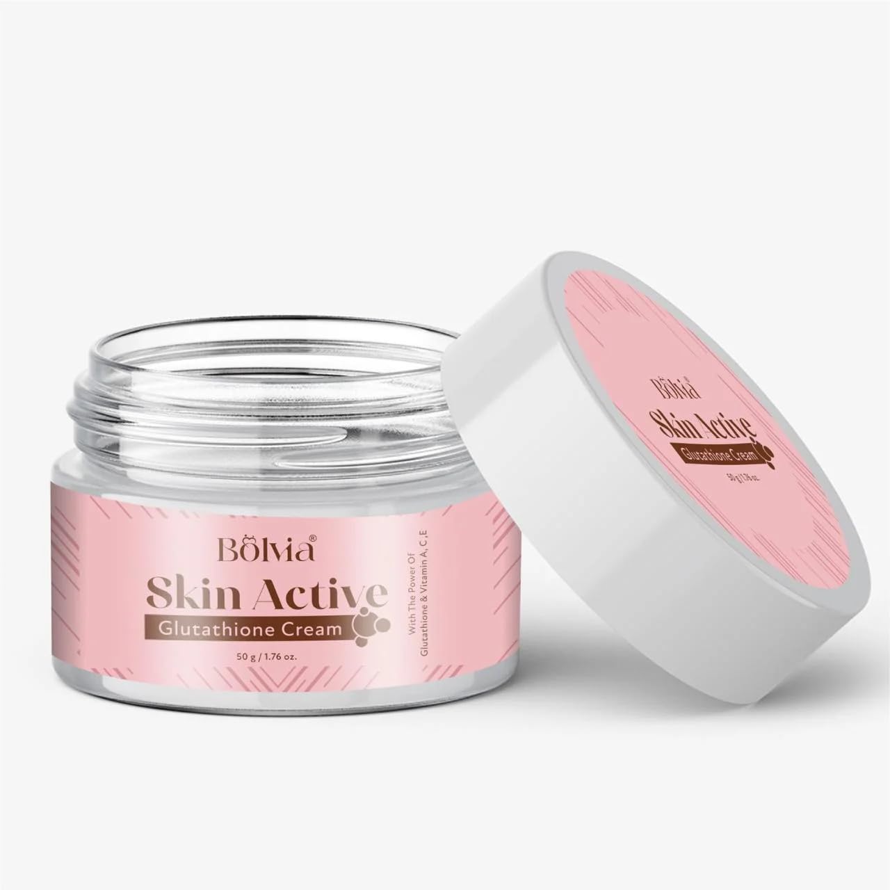 glutathione bolivia Bolvia Skin Active Glutathione Cream | Brightening & Anti-Aging Face Cream  with Glutathione, Vitamins A, C & E | Deep Hydration & Even Skin Tone
