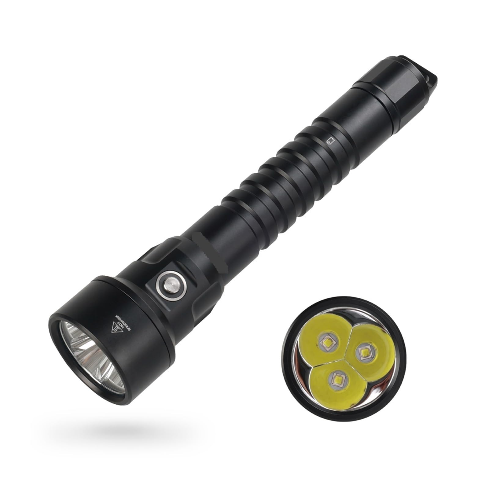 Latarka do nurkowania, SD09L Latarka LED 6800lm 21700 USB Akumulatorowa podwodna wodoodporna latarka SST40 Lampa do nurkowania do sportów podwodnych(With 21700 battery)