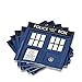 Doctor Who TARDIS Paper Napkins - 20-Piece 6.5