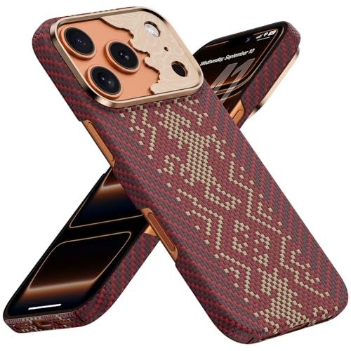 BENKS ArmorAir Knight Cover per iPhone 17 Pro Max Magnetica Custodia Compatibile con MagSafe, Ultra Sottile Case in Kevlar Fibra Aramidica, Leggera e Resistente, Texture e Sensazione