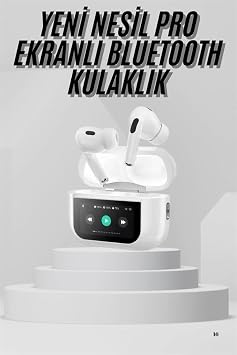 Dokunmatik Ekranlı Air Pro 2 ANC Kulaklık Kablosuz Çok Fonksiyonlu
