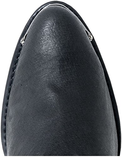 Dingo Men's Amsterdam Slouch Western Boots Black2